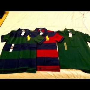 3 New w/tags Polo Ralph Lauren boys size 10-12.